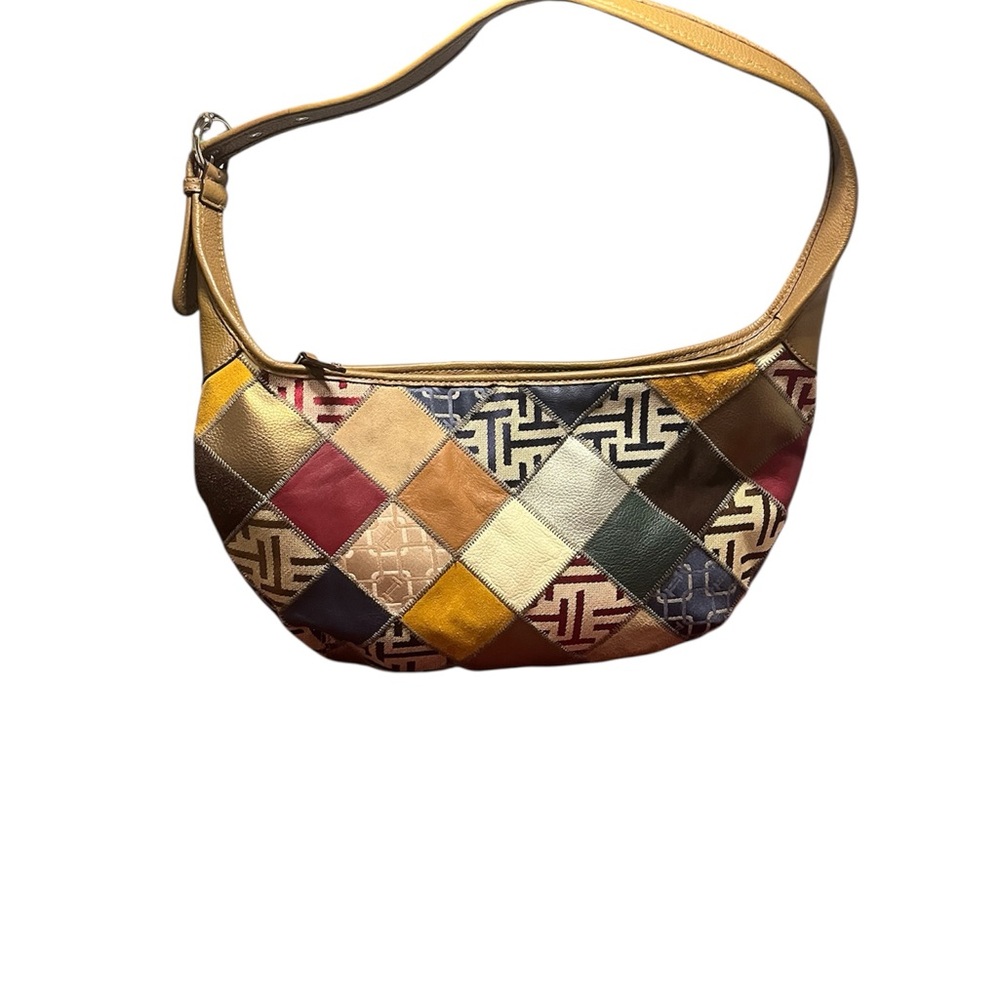 Tignanello Multicolor Patchwork Shoulder Bag - image 2